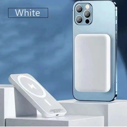 MagSafe Wireless Portable Charger – 5,000 mAh / 10,000 mAh | Snap-On Fast Charging Power Bank